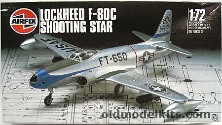 Airfix 1/72 Lockheed F-80C (P-80) Shooting Star, 9 02043 plastic model kit